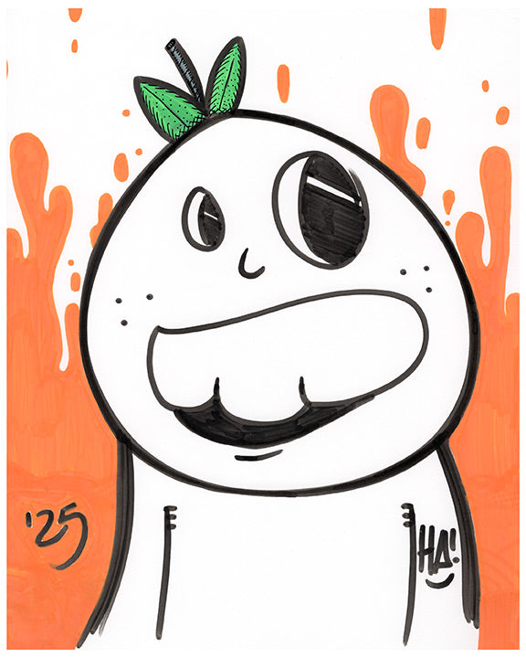 Mr Orange – Limited Edition Art Print (Unframed)