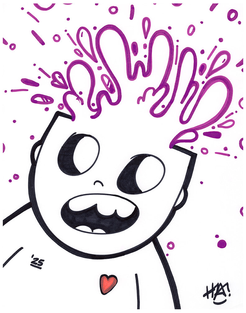 Out of Your Mind – Limited Edition Art Print (Unframed)