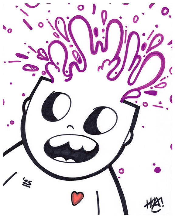 Out of Your Mind – Limited Edition Art Print (Unframed)