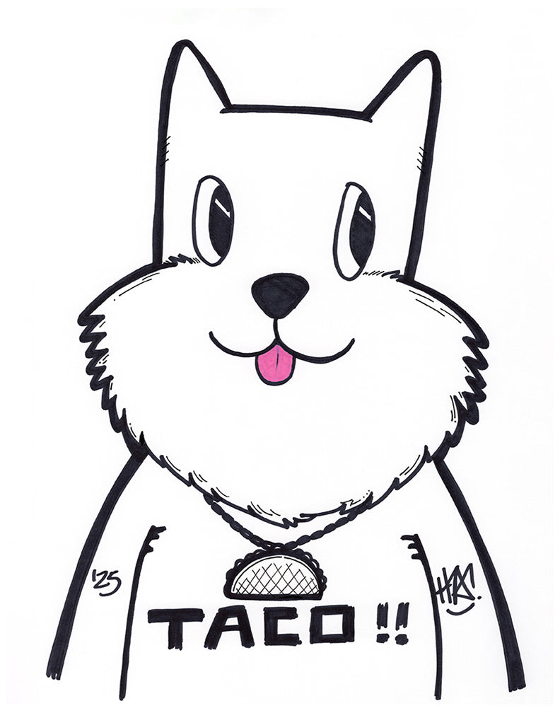 Taco!! – Limited Edition Art Print (Unframed)