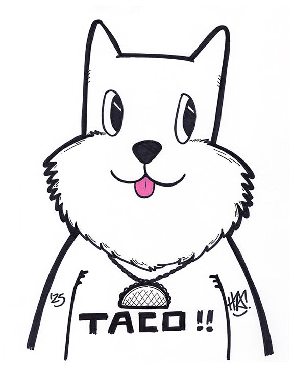 Taco!! – Limited Edition Art Print (Unframed)