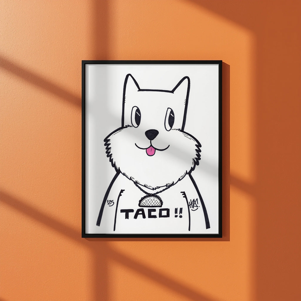Taco!! – Limited Edition Art Print (Unframed)