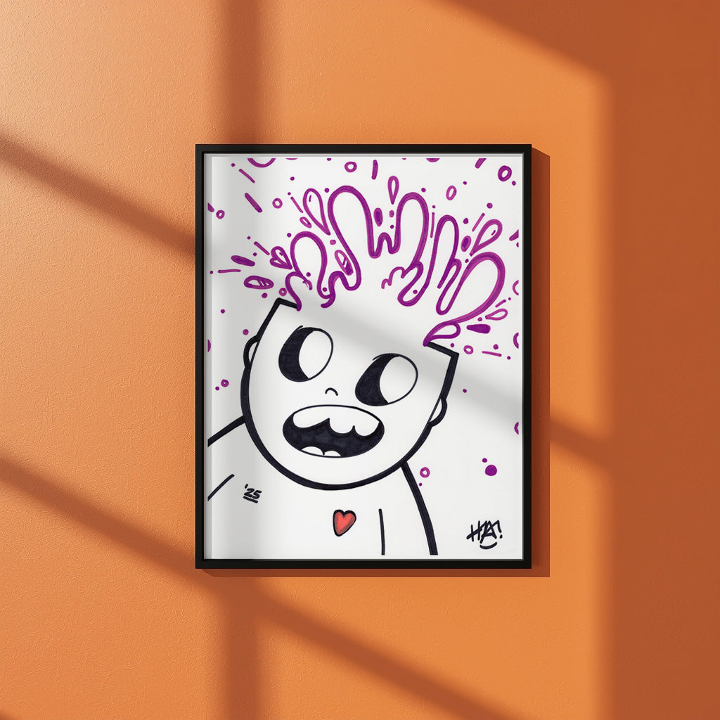 Out of Your Mind – Limited Edition Art Print (Unframed)