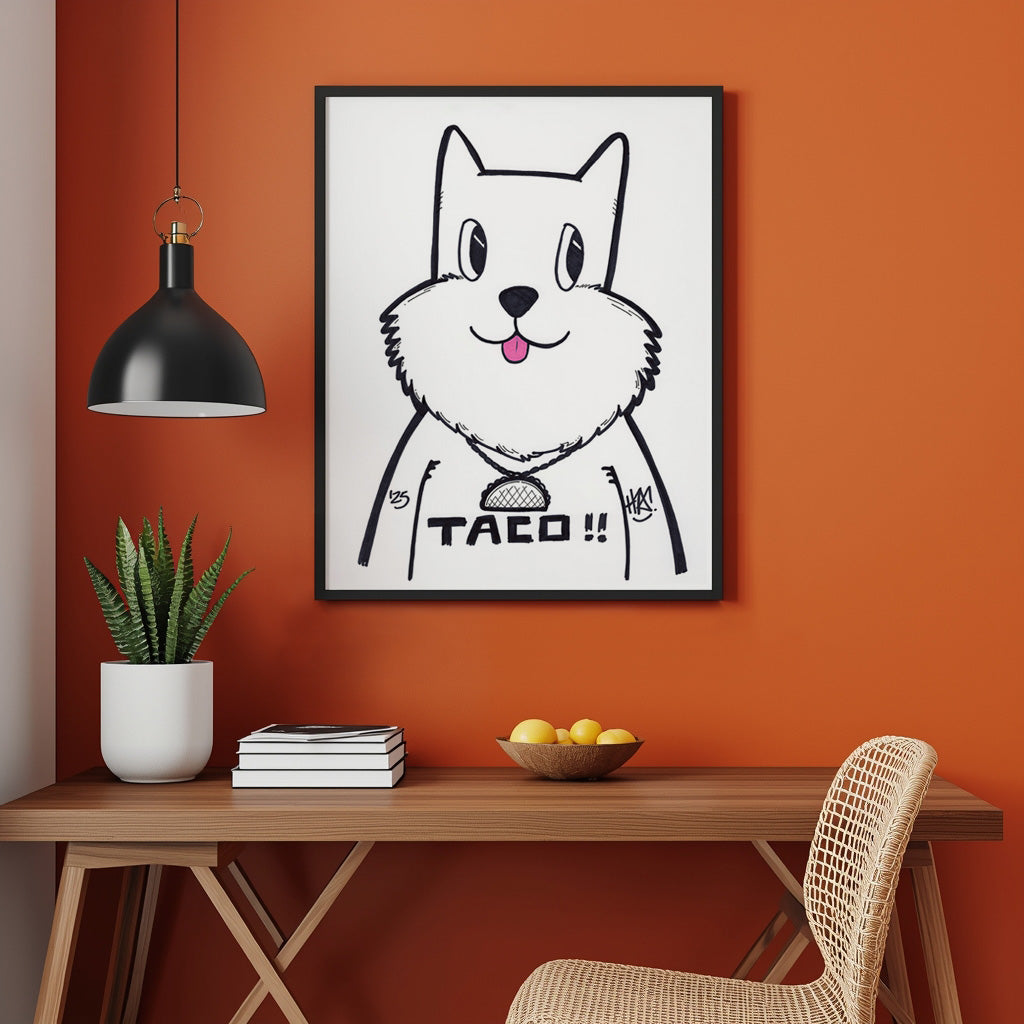 Taco!! – Limited Edition Art Print (Unframed)