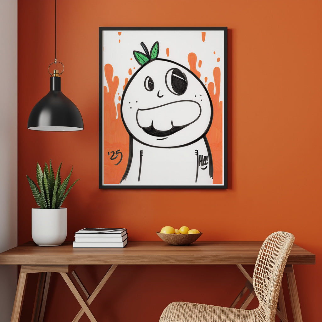 Mr Orange – Limited Edition Art Print (Unframed)