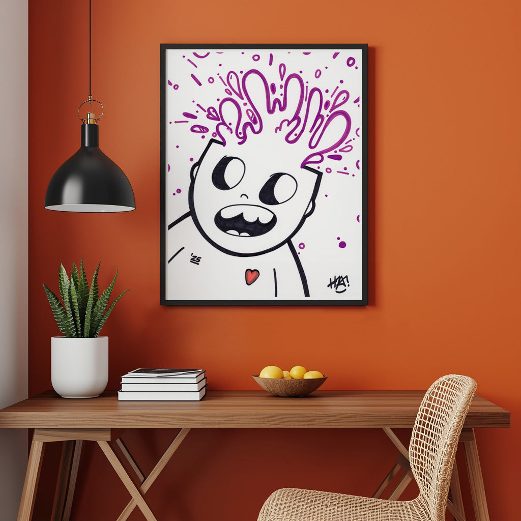 Out of Your Mind – Limited Edition Art Print (Unframed)