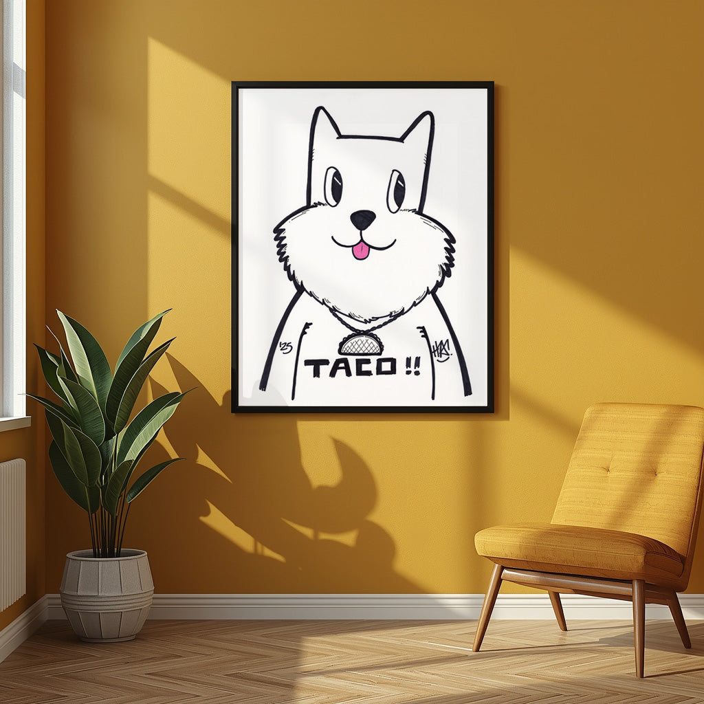 Taco!! – Limited Edition Art Print (Unframed)