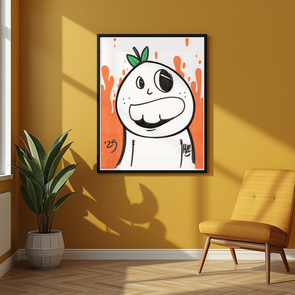 Mr Orange – Limited Edition Art Print (Unframed)