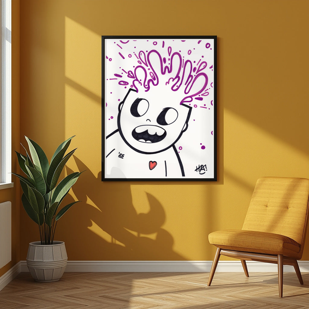 Out of Your Mind – Limited Edition Art Print (Unframed)